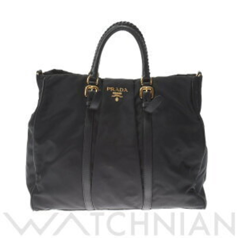 Prada Tessuto 2Way Handbag black